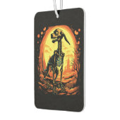 Skeleton Dog Halloween Art Autolufterfrischer (Links)