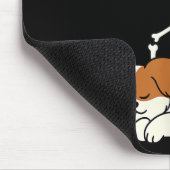 Skeleton Dog Halloween Skeleton Chasing Shih Tzu S Mousepad (Ecke)