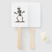Skeleton Doing the Dab � Funny Halloween Dance Shi Fächer (Vorne und Hinten)