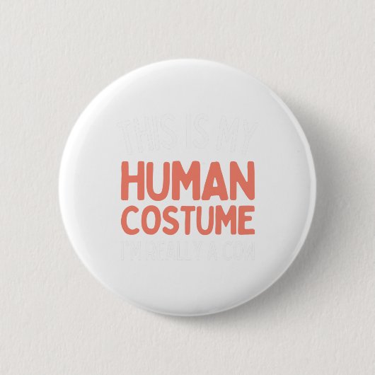 Skeleton Drabbing Dance Halloween Button (Vorderseite)