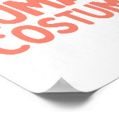 Skeleton Drabbing Dance Halloween Poster (Ecke)