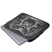 Skeleton-Drache von BurnsInHell Laptopschutzhülle (Vorne Knopf)