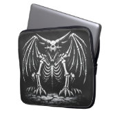 Skeleton-Drache von BurnsInHell Laptopschutzhülle (Vorderseite Links)