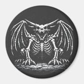 Skeleton-Drache von BurnsInHell Magnet (Vorne)
