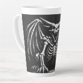 Skeleton-Drache von BurnsInHell Milchtasse (Linke Ecke)
