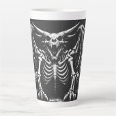 Skeleton-Drache von BurnsInHell Milchtasse (Vorderseite)