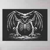 Skeleton-Drache von BurnsInHell Poster (Vorne)