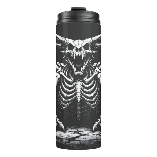 Skeleton-Drache von BurnsInHell Thermosbecher (Vorderseite)