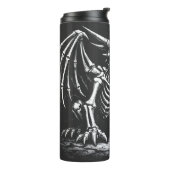 Skeleton-Drache von BurnsInHell Thermosbecher (Nach links gedreht)