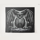 Skeleton-Drache von BurnsInHell Wandteppich (Vorderseite (Horizontal))