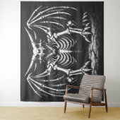 Skeleton-Drache von BurnsInHell Wandteppich (Beispiel)