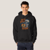 Skeleton & Dragon Halloween Art Hoodie (Vorne ganz)