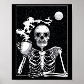 Skeleton Drink Kaffeehaus Kostüm Poster (Vorne)