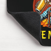 Skeleton Drinking Beer Halloween Forget Candy Give Mousepad (Ecke)