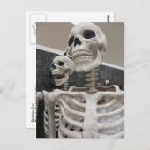 Skeleton Duo Postkarte (Vorne/Hinten)