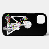 Skeleton Eating Halloween Candy Case-Mate iPhone Hülle (Rückseite (Horizontal))