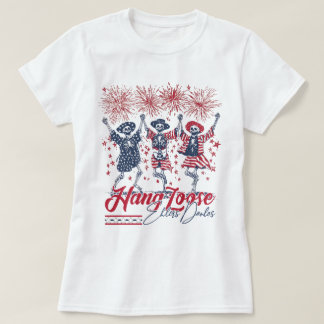 Skeleton EDS Hang Lose Awareness 4. Juli T-Shirt