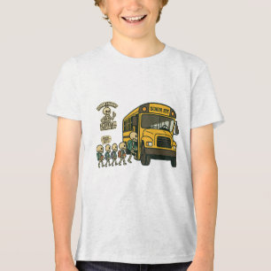 Skeleton Ehrenschüler Halloween Tri-Blend Shirt