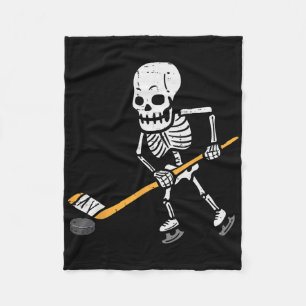 Skeleton Eishockey Halloween Kostüm Spor Men Boy Fleecedecke