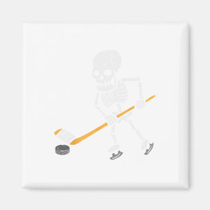 Skeleton Eishockey Halloween Kostüm Spor Men Boy Magnet