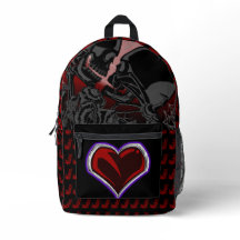 Skeleton Emo Liebhaber des Herzens