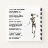 Skeleton Endorphine Notizblock (Rückseite)