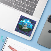 Skeleton Fairy Sticker (Laptop mit iPhone)