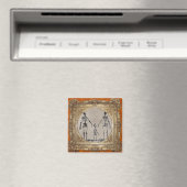 Skeleton Family Magnet (In Situ (Geschirrspüler))