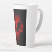 Skeleton Fantasy Art Heavy Metal Milchtasse (Rechte Ecke)