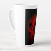 Skeleton Fantasy Art Heavy Metal Milchtasse (Linke Ecke)