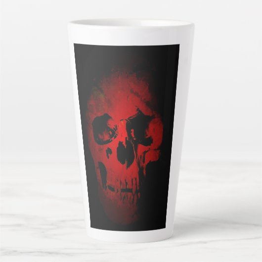 Skeleton Fantasy Art Heavy Metal Milchtasse (Vorderseite)
