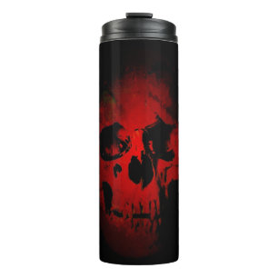 Skeleton Fantasy Art Heavy Metal Thermosbecher