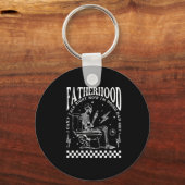 Skeleton Fatherhood I Cant Talk Right Now I'm Doin Schlüsselanhänger (Vorderseite)