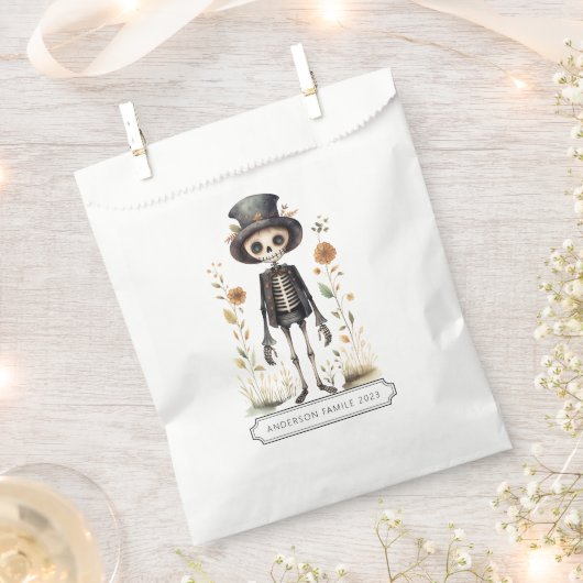 Skeleton Favor Bag Geschenktütchen (Ausgeschnitten)