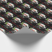 Skeleton Feiertage Geschenkpapier (Ecke)