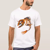 Skeleton Fische T-Shirt (Vorderseite)