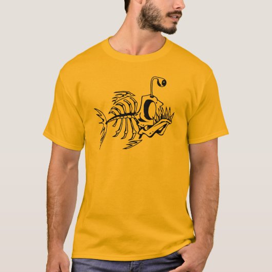 skeleton Fischgräten T-Shirt (Vorderseite)