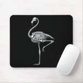 Skeleton Flamingo Halloween Mousepad (Mit Mouse)