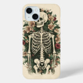 Skeleton Floral Case-Mate iPhone Hülle (Rückseite)