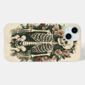 Skeleton Floral Case-Mate iPhone Hülle (Rückseite (Horizontal))
