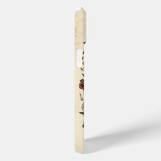 Skeleton Floral Case-Mate iPhone Hülle (Rückseite / Rechts)