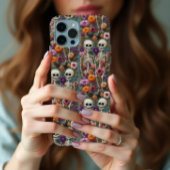 Skeleton Floral Stickerei Stil iPhone/iPad Fall Case-Mate iPhone Hülle