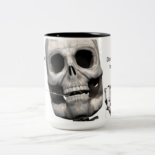Skeleton flossing Tasse (Mittel)
