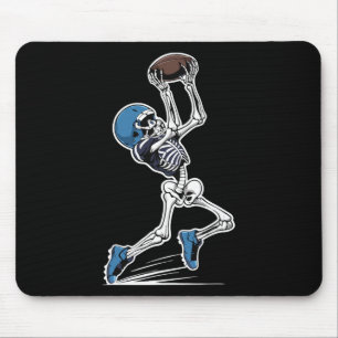 Skeleton Footbyll Halloween Men Boys Women Footbyl Mousepad