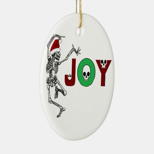 Skeleton Freude Keramikornament (Rechts)