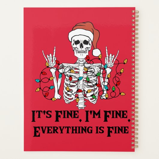 Skeleton - Funny im fein Planer (Rückseite)