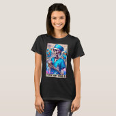 Skeleton Funny Tarot Card Night Shift Squad Hallow T-Shirt (Vorne ganz)
