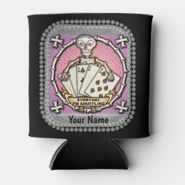 Skeleton Gambler Poker kann kühler werden Dosenkühler