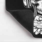Skeleton Gaming Spooky Cloud Video Game Fan Mousepad (Ecke)