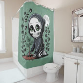Skeleton Gardener Duschvorhang (Beispiel)